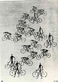 Heel veel fietsers